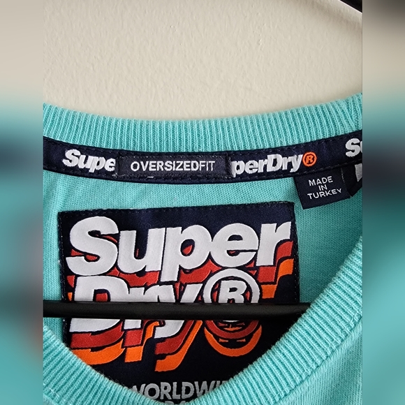 SUPERDRY oversized fit t-shirt with front pocket - Picture 6 of 7